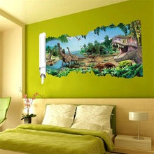 90*50cm newest 4 designs impression 3d cartoon movie Dinosaur home decal wall sticker/boys love kids room decor child gifts SM6