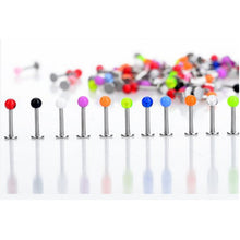 90Pcs Mixed Acrylic Stainless Steel Tragus Bar Lip Button Navel Rings Body Piercing Jewelry SM6