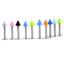 90Pcs Mixed Acrylic Stainless Steel Tragus Bar Lip Button Navel Rings Body Piercing Jewelry SM6