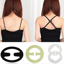 9Pcs Silicone bra Click Bra Clip Buckles Shadow-Shaped Wedding Bra Straps Conceal Clear cleavage Bra extender Holders SM6