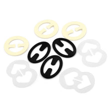 9Pcs Silicone bra Click Bra Clip Buckles Shadow-Shaped Wedding Bra Straps Conceal Clear cleavage Bra extender Holders SM6