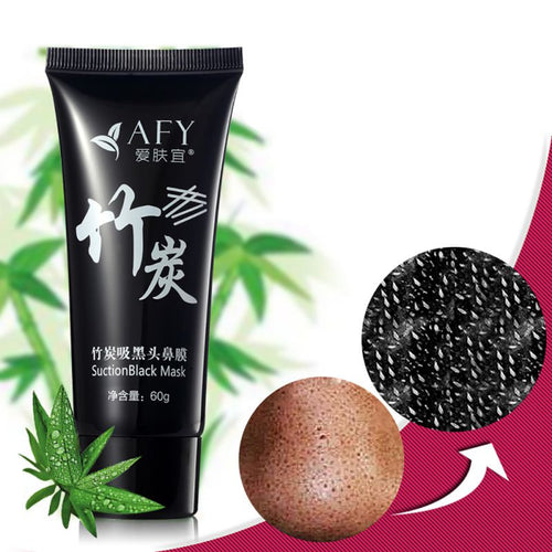 AFY Skin Care Suction Black Mask Bamboo Charcoal Blackhead Remover Nose Face Facial Mask Tearing Peeling Shrink Pores L4 SM6