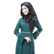 Abaya Jilbab Kaftan Lotus Leaf Maxi Dress Women Islamic Maxi Evening Party Dresses PY3 SM6