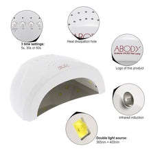 Abody SUNone 48W Nail Dryer Nail Art Salon Tools Professional LED UV Lamp Nail Machine Gel Curing White Light Heater Machine SM6
