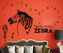 Abstract Art Black And White Sketch Stickers Wall Stickers Stylish Home Decor Stickers Zebra SM6