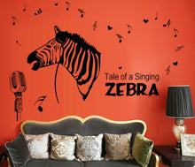 Abstract Art Black And White Sketch Stickers Wall Stickers Stylish Home Decor Stickers Zebra SM6