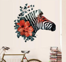 Abstract Art Black And White Sketch Stickers Wall Stickers Stylish Home Decor Stickers Zebra SM6