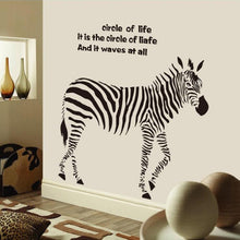 Abstract Art Black And White Sketch Stickers Wall Stickers Stylish Home Decor Stickers Zebra SM6