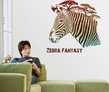 Abstract Art Black And White Sketch Stickers Wall Stickers Stylish Home Decor Stickers Zebra SM6