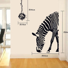 Abstract Art Black And White Sketch Stickers Wall Stickers Stylish Home Decor Stickers Zebra SM6