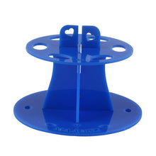 Acrylic Makeup Brush Holder Stand Drying Brush Cosmetic Shelf Rack Toothbrush 6 Hole Oval Makeup Brush Organizer  SM6