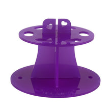 Acrylic Makeup Brush Holder Stand Drying Brush Cosmetic Shelf Rack Toothbrush 6 Hole Oval Makeup Brush Organizer  SM6