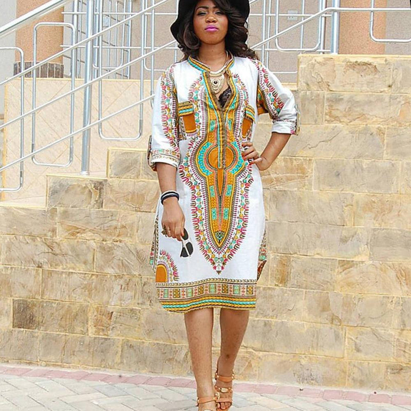 African Women Clothing White Dashiki Dress Succunct African Tr itional summer life6 African Women Clothing White Dashiki Dress Succunct African Tr itional summer life6