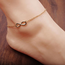 Alloy 8 Shape Design Foot Feet Ankle Chain Anklet Women Girl Charm Jewelry  SM6