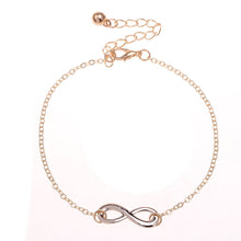 Alloy 8 Shape Design Foot Feet Ankle Chain Anklet Women Girl Charm Jewelry  SM6