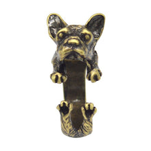 Animal French Bulldog Ring Men   Women Animal Wrap Ring French Bulldog Ring SM6
