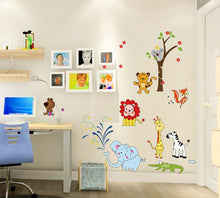 Animal kindergarten party can remove room decorate bedroom setting wall adornment wall stickers SM6