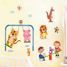 Animal park Children room decoration The third generation of removable wall stickers SM6
