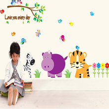Animal world of children room decorate on household decorates a wall to stick on the wall SM6