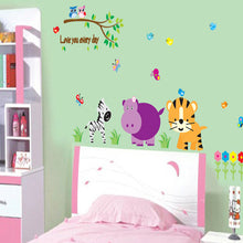 Animal world of children room decorate on household decorates a wall to stick on the wall SM6