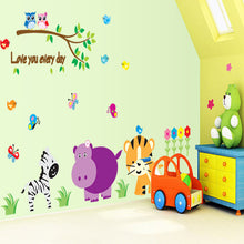 Animal world of children room decorate on household decorates a wall to stick on the wall SM6