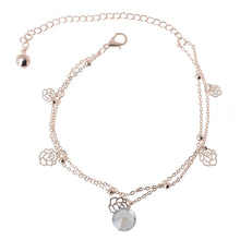 Ankle Bracelet on a leg bracelet anklets rose flower anklet ankle bracelets for womenWomen's feet jewelry SM6
