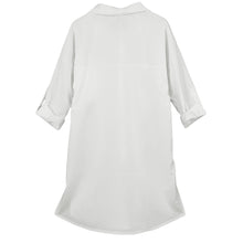 Antumn Women Casual Blouses Front Pocket Side Slit Turn-Down Collar Shirt Long Sleeve Women Tops Plus Size Blusas SM6