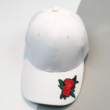 Appliques Rose Unisex Baseball Cap Cotton Adjustable Snapback Cap Summer Women Baseball Cap Gorra Plana#99 SM6