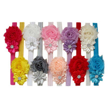 Artificial Flowers Girls Accessories 10pcs Fabric Flowers For Headbands Girls Hair Band Faixa De Cabelo#121 SM6