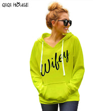 Autumn 2016 Women Velvet Hooded Sweatershirt Fluorescent Green Unsix Long Sleeve Print Letter Blouse Chandal Mujer Completo#A910 SM6