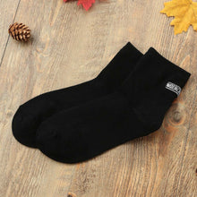 And Women Girls Cotton Socks Letter Embroidery Calcetines Solid Color Soft Warm Socks Simple Basic meia Hosiery SM6