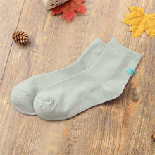 And Women Girls Cotton Socks Letter Embroidery Calcetines Solid Color Soft Warm Socks Simple Basic meia Hosiery SM6