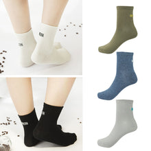 And Women Girls Cotton Socks Letter Embroidery Calcetines Solid Color Soft Warm Socks Simple Basic meia Hosiery SM6