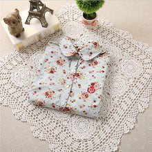 Autumn Female Floral Print Blouses Long Sleeve Fashion Cotton Blusas Femininas Japanese Style Tops 70017 SM6