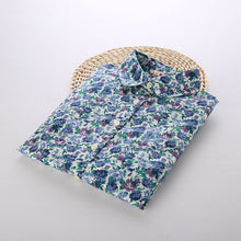 Autumn Female Floral Print Blouses Long Sleeve Fashion Cotton Blusas Femininas Japanese Style Tops 70017 SM6