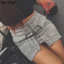 Autumn Skirts Womens Cross Bandage Suede Fabric Mini Skirt Slim Seamless Stretch Tight Elegant Skirt Saia Longa#C907 SM6