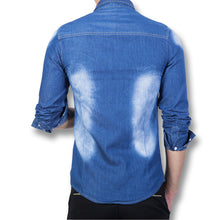 Men Denim Shirts Shirts Men Denim Jeans Casual Slim Fits SM6