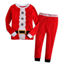 2pcss Kids Christmas Gift Clothing Set Cotton Long Sleeve Children Santa Print Suit Clothes Sets 2-7Years SM6