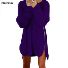 Autumn Winter Sweater Zipper Long Sleeve Loose Kintted Women Outwear Basic Pullovers Winterkleding Vrouwen Sweter Mujer#A125 SM6