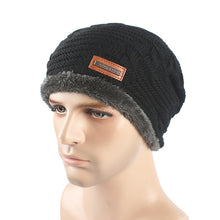 Warm Folded Woolen Hats for Men Women Cashmere Knitted Hat Bonnet Caps SM6