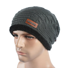 Warm Folded Woolen Hats for Men Women Cashmere Knitted Hat Bonnet Caps SM6