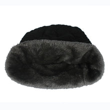 Warm Folded Woolen Hats for Men Women Cashmere Knitted Hat Bonnet Caps SM6