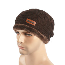 Warm Folded Woolen Hats for Men Women Cashmere Knitted Hat Bonnet Caps SM6