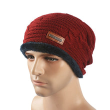 Warm Folded Woolen Hats for Men Women Cashmere Knitted Hat Bonnet Caps SM6