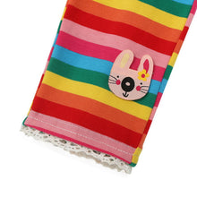 BOBORA Brand Baby Boys Girls Infant Toddler Kids Bottoms Rainbow Striped Leggings Pants 1-5Years SM6