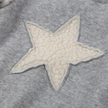 BOBORA Brand Kids Girls Boys Star Pattern Plush Pullover Cotton Personality Unisex Cute Sweater Clothes SM6