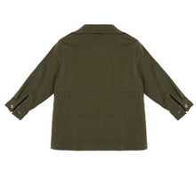 BOBORA Kids Boys Girls Unisex Army Coat Zipper Jacket Tops Three-dimensional Pocket Outerwear SM6