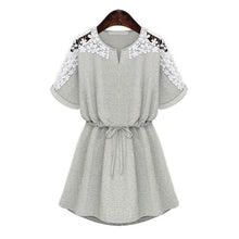 BOHO Women's Casual Short Shirt Dress Belted Short Sleeve V-Neck Beach Dresses SM6