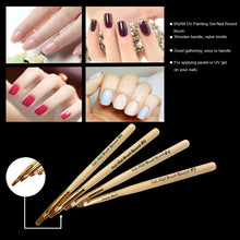 BQAN UV Painting Gel Nail Round Brush Nail Art Drawing Brush Pen Manicure Nail Tool SM6
