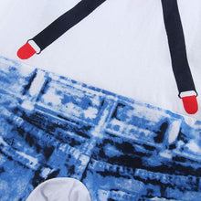 Baby Boys Short Sleeve Gentlemen Bodysuit Romper Suit Clothes SM6